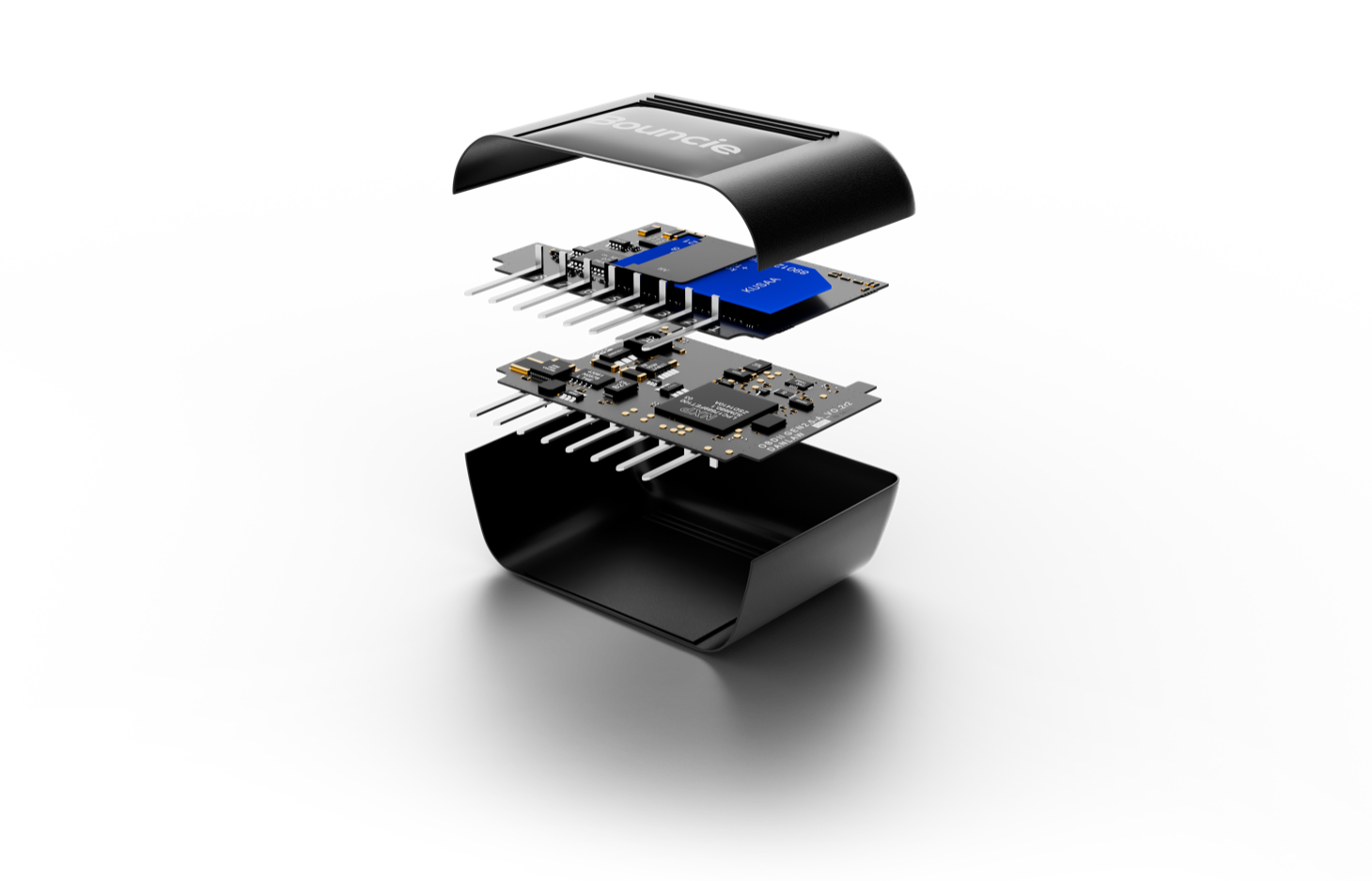 Bouncie Drive device, exploded view